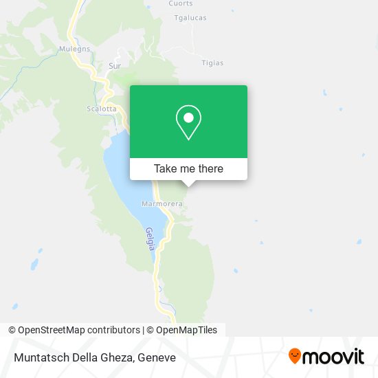 Muntatsch Della Gheza map