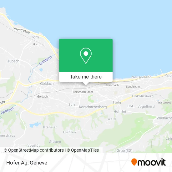 Hofer Ag map