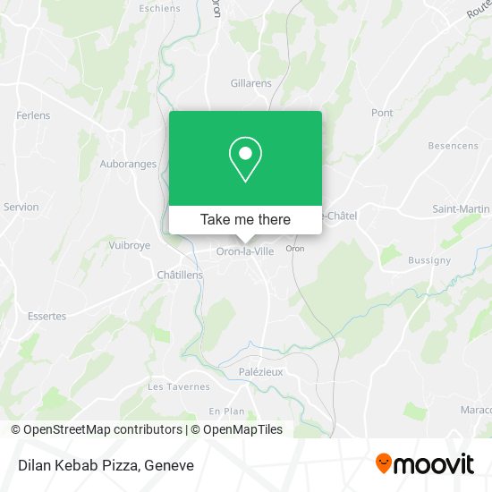 Dilan Kebab Pizza map