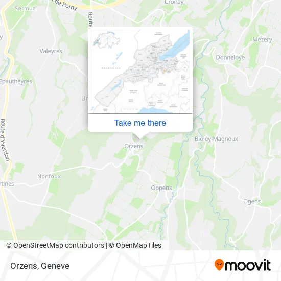 Orzens map