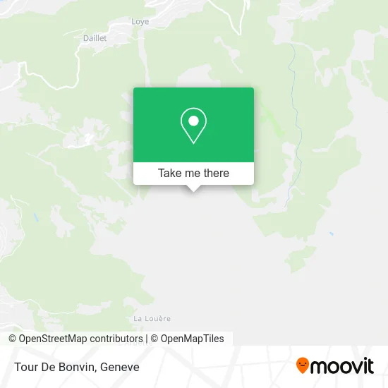 Tour De Bonvin map