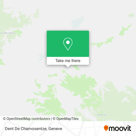 Dent De Chamosentze map