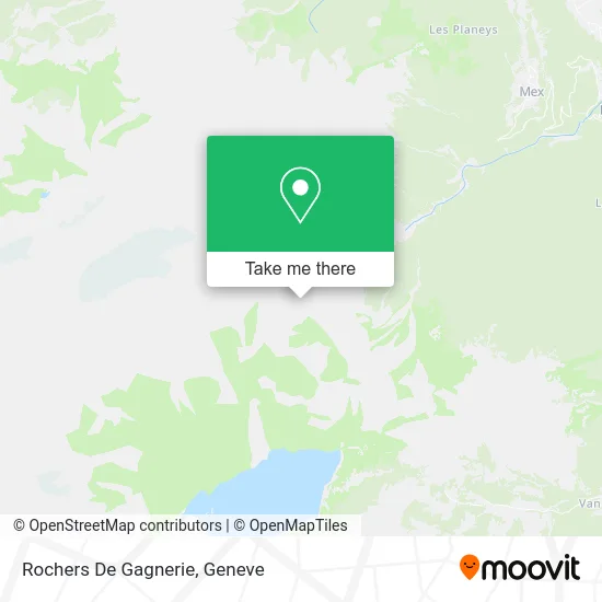 Rochers De Gagnerie map