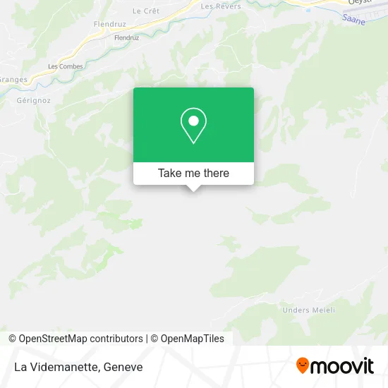 La Videmanette map