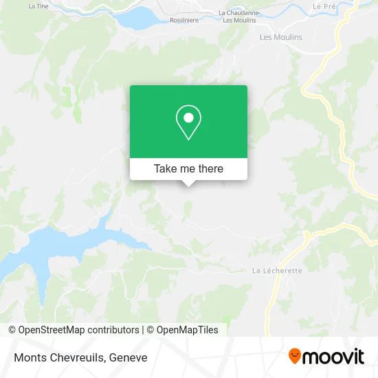 Monts Chevreuils map