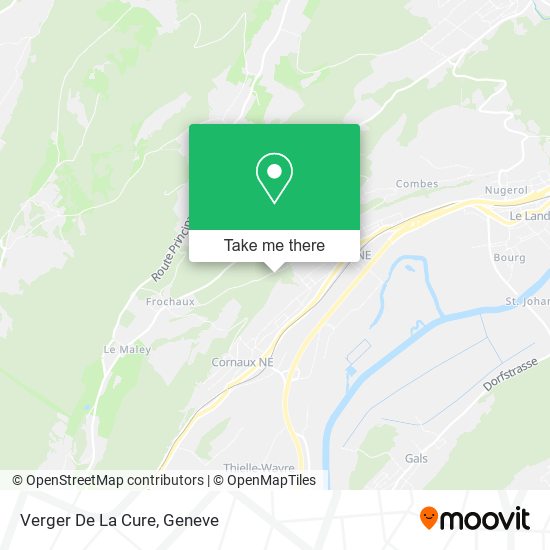 Verger De La Cure map