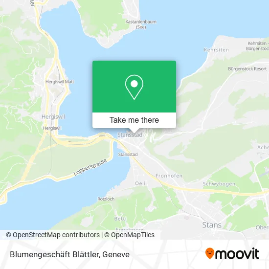 Blumengeschäft Blättler map