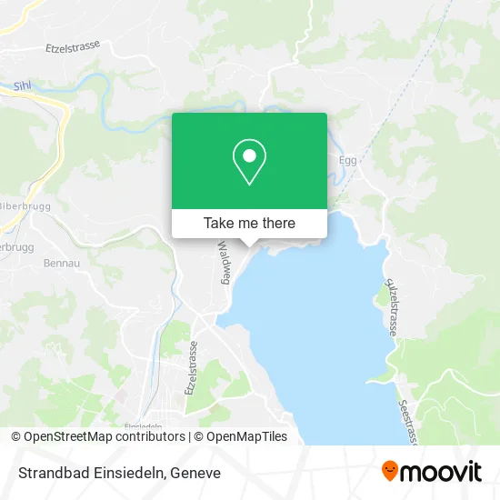 Strandbad Einsiedeln map