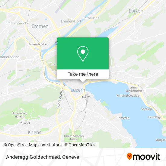 Anderegg Goldschmied map