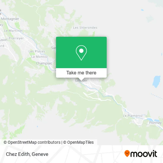 Chez Edith map