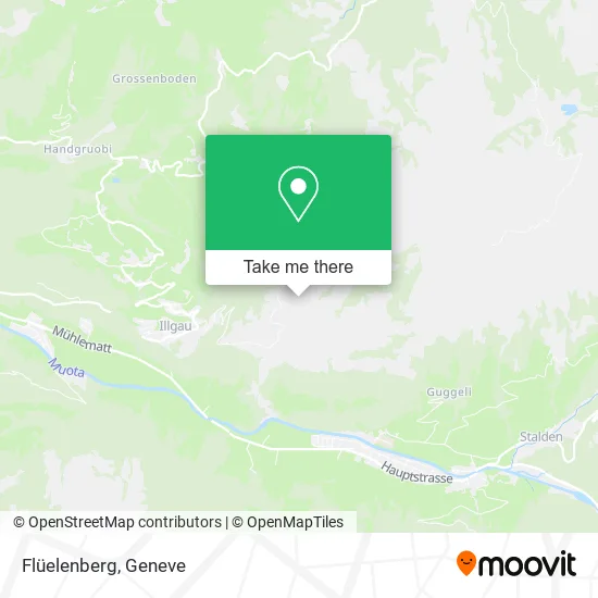 Flüelenberg map