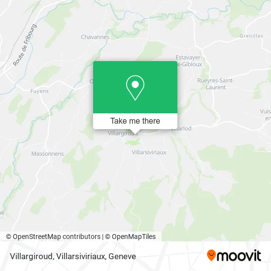 Villargiroud, Villarsiviriaux map