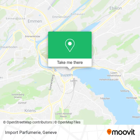 Import Parfumerie map