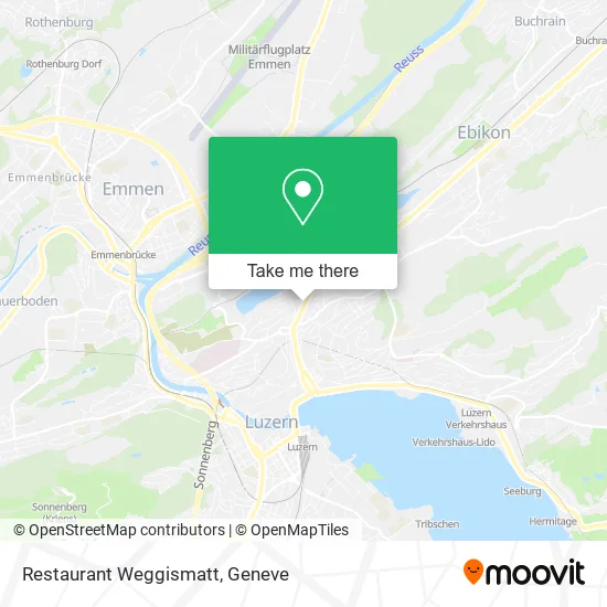 Restaurant Weggismatt map