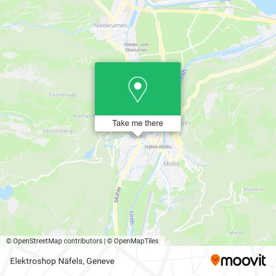 Elektroshop Näfels map