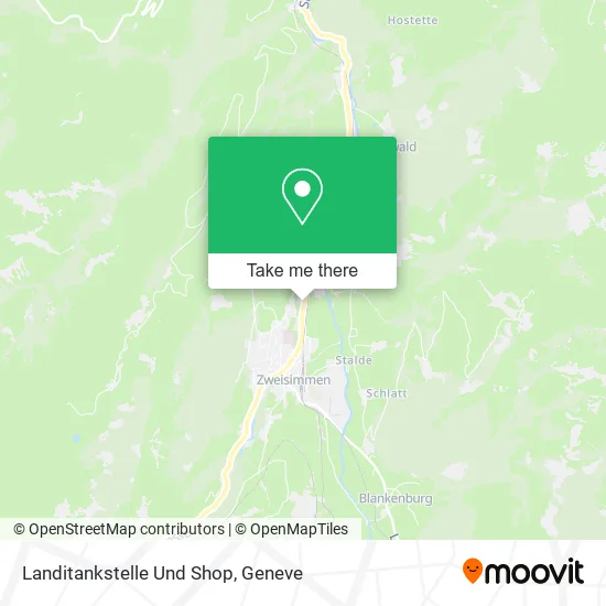 Landitankstelle Und Shop map