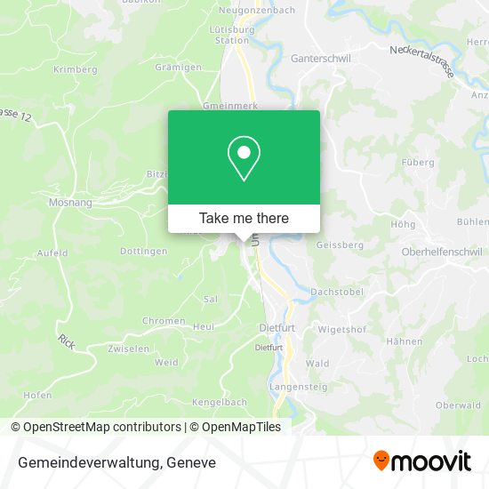 Gemeindeverwaltung map