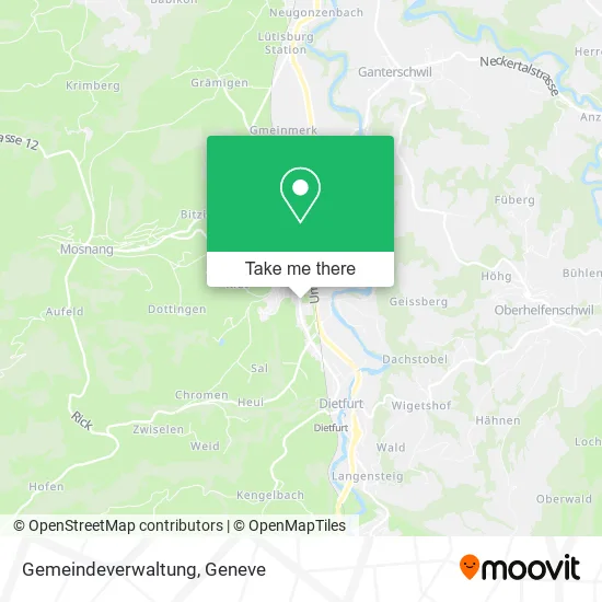 Gemeindeverwaltung map
