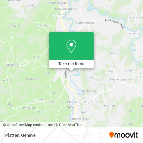 Platten map