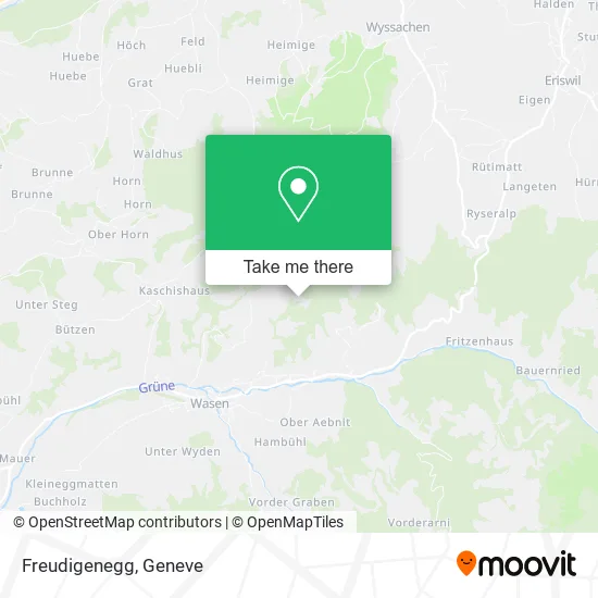 Freudigenegg map