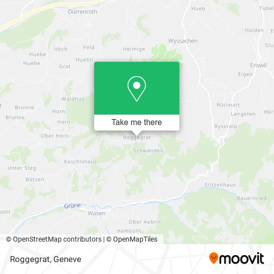 Roggegrat map