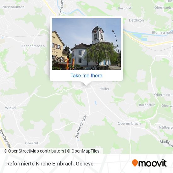 Reformierte Kirche Embrach map