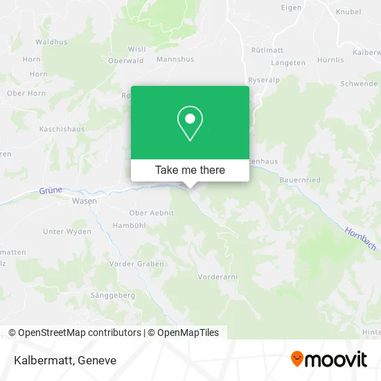 Kalbermatt map