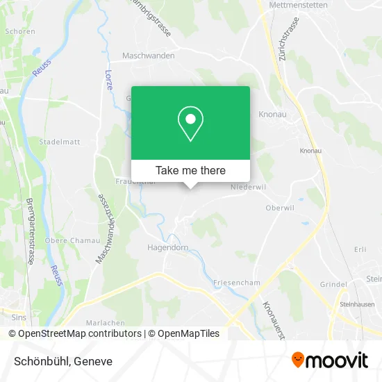 Schönbühl map