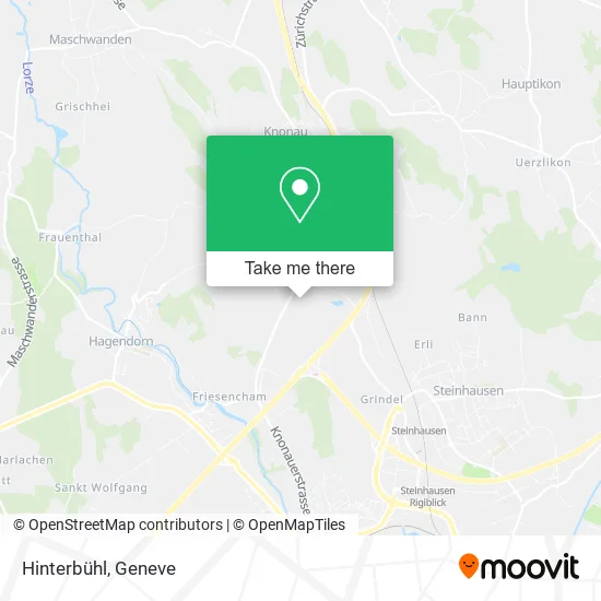 Hinterbühl map