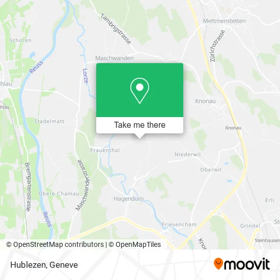 Hublezen map