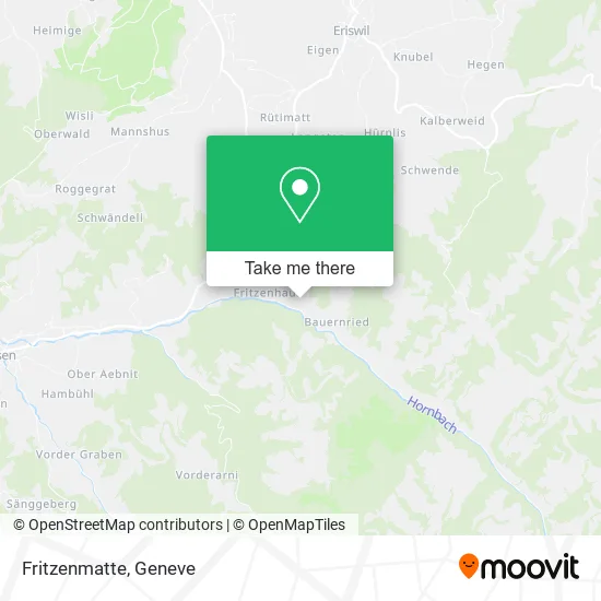 Fritzenmatte map