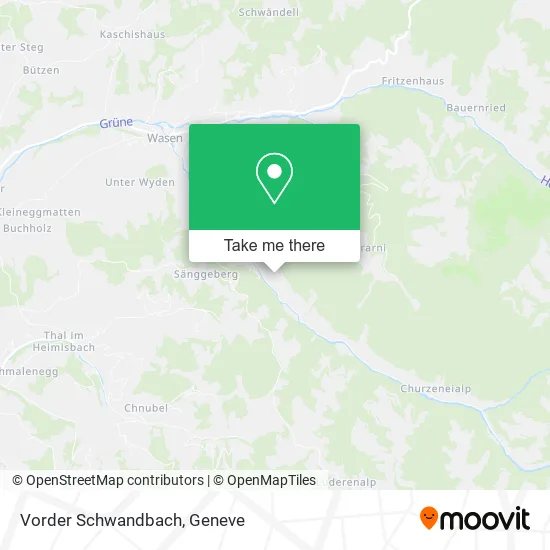 Vorder Schwandbach map