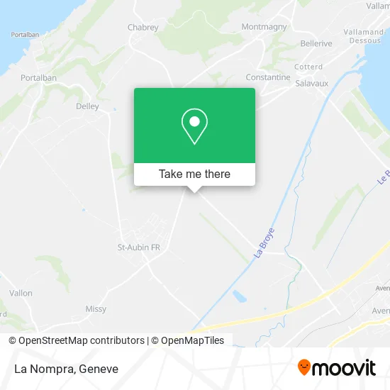 La Nompra map