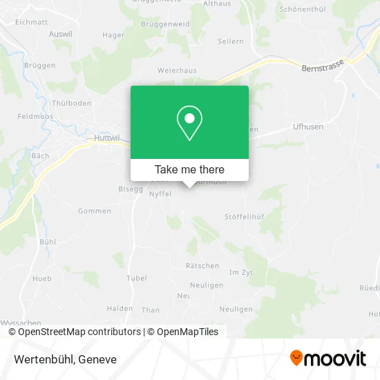 Wertenbühl map