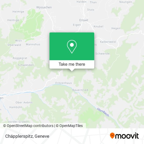 Chäpplerspitz map