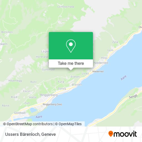Ussers Bärenloch map