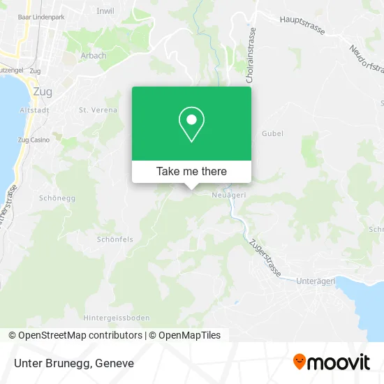Unter Brunegg map