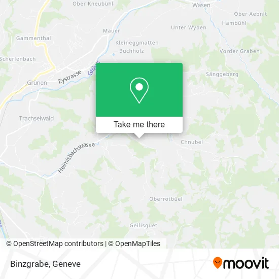 Binzgrabe map