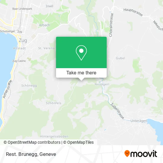 Rest. Brunegg map
