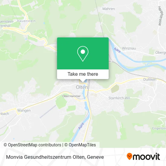 Monvia Gesundheitszentrum Olten map