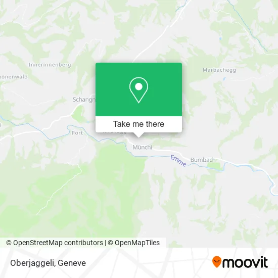 Oberjaggeli map