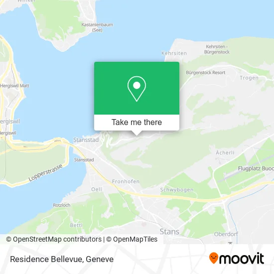 Residence Bellevue map