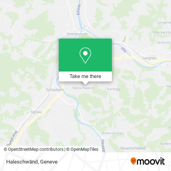 Haleschwänd map
