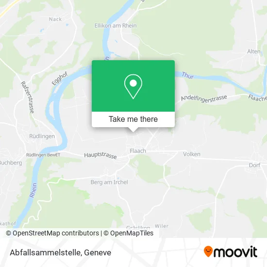 Abfallsammelstelle map