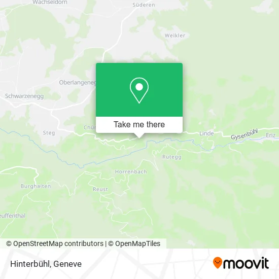 Hinterbühl map
