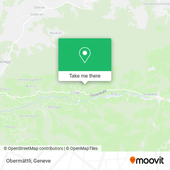 Obermättli map