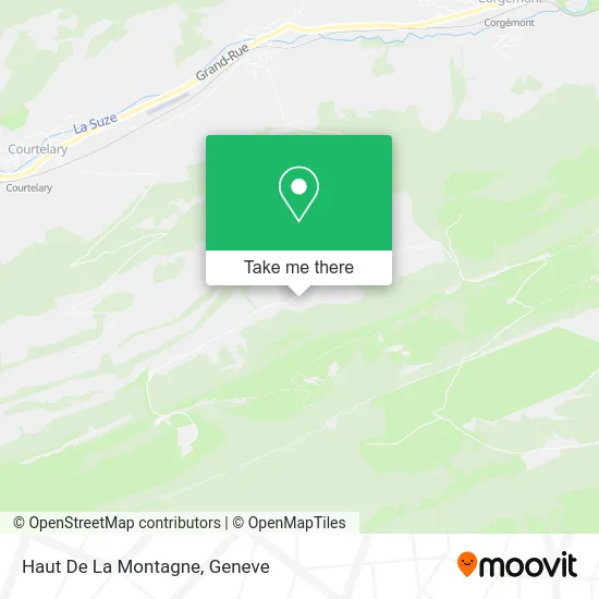 Haut De La Montagne map