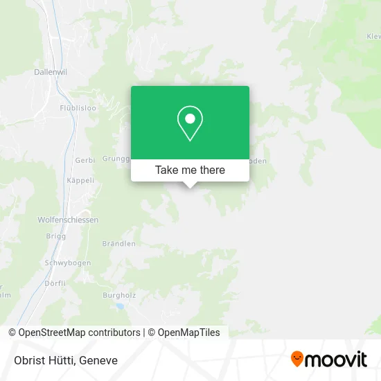 Obrist Hütti map