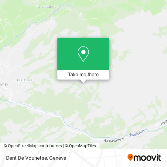 Dent De Vounetse map