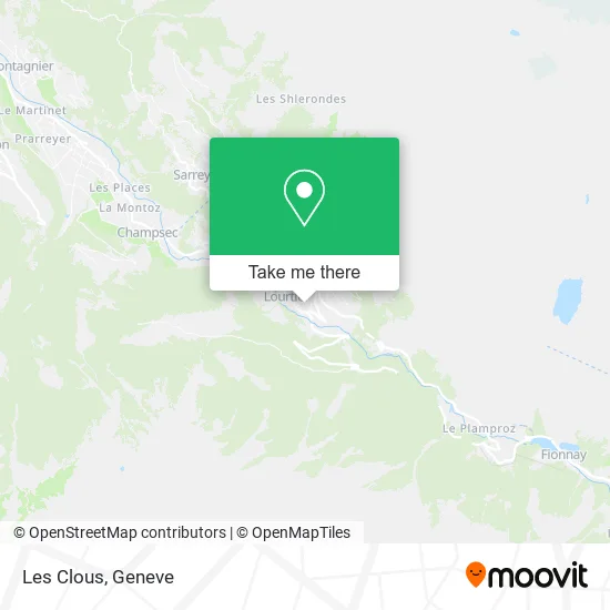 Les Clous map